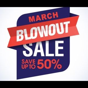 MARCH IS OVER...EVERYTHING MUST GO‼️‼️